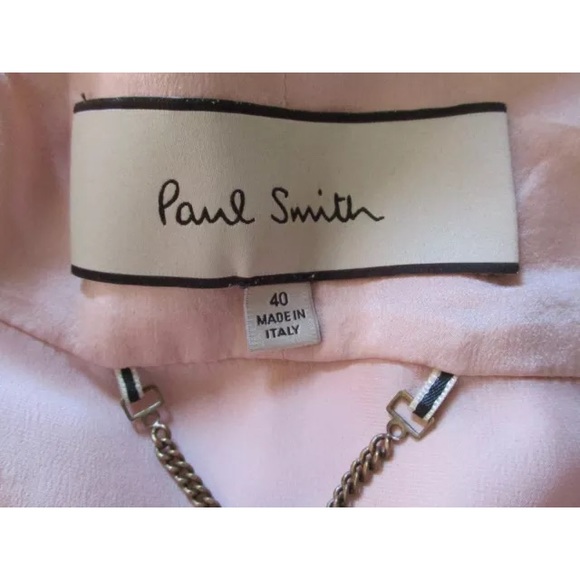 Paul Smith Pink Silk Hoody - Picture 4 of 5